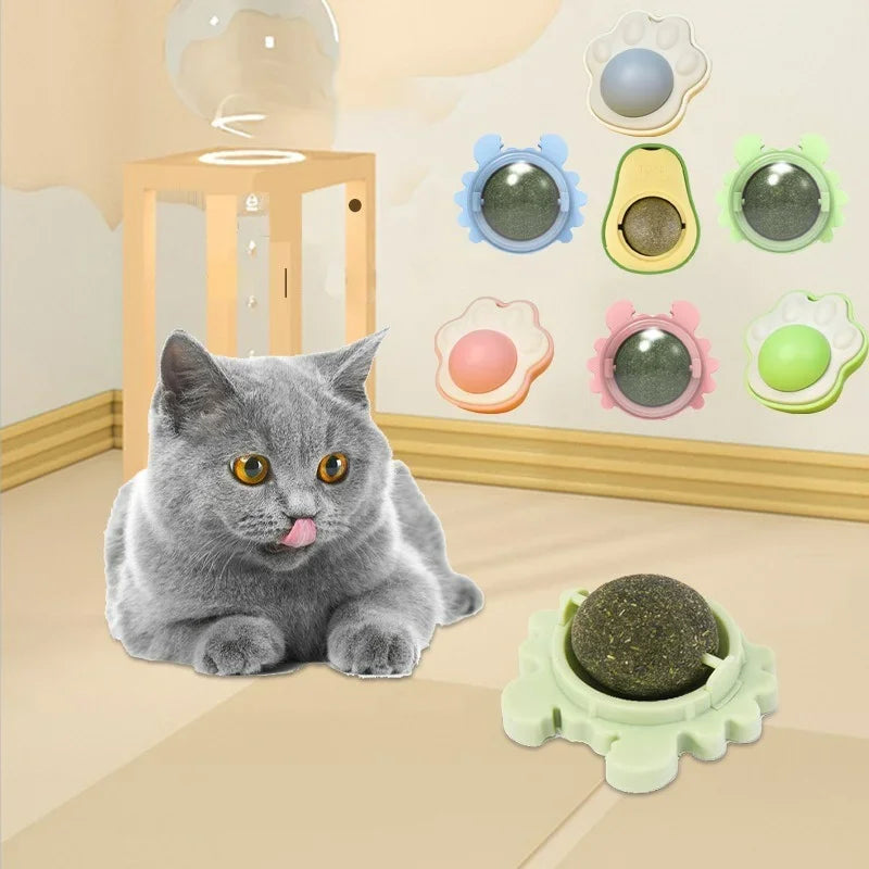 Natural Catnip Rotating Interactive Cat ToyEnhance your cat's playtime with our Natural Catnip Rotating Interactive Cat Toy. Built with natural catnip, this toy will keep your furry friend entertained and stiNatural Catnip Rotating Interactive Cat Toy