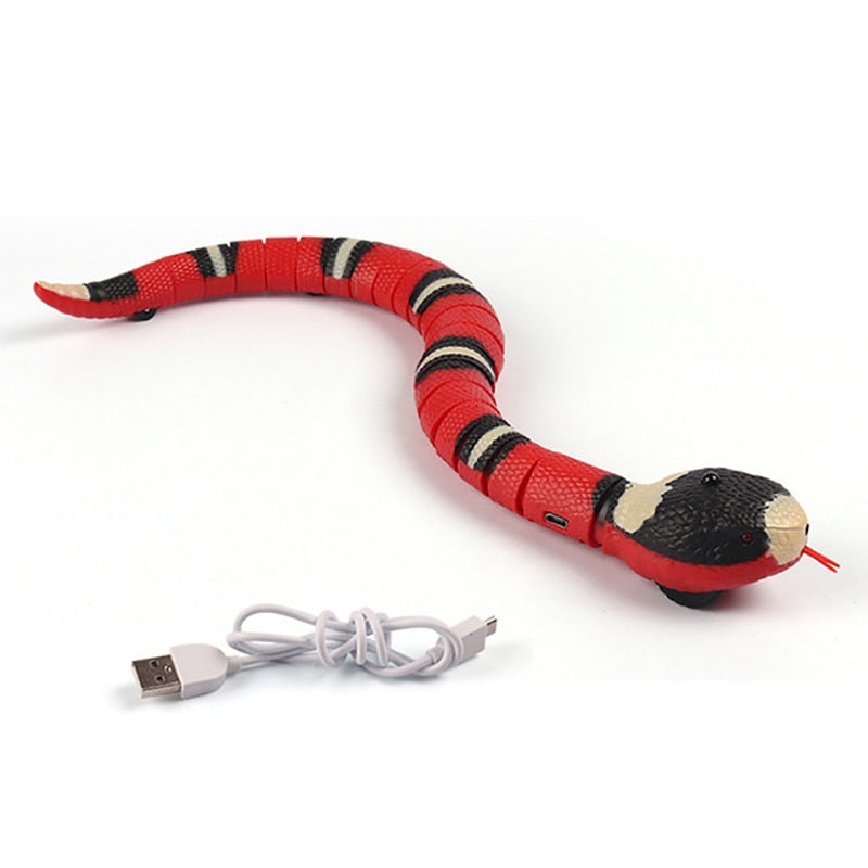 Smart Sensing Snake interactive Rechargeable Cat ToyJust like you, your cat can suffer from mental health issues like depression and anxiety. This can cause their health to deteriorate to an alarmingly low level and uSmart Sensing Snake interactive Rechargeable Cat Toy