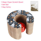 Interactive Self-Rolling Ball Cat ToySPECIFICATIONSType: CatsType: catsToys Type: BallsSupport: Dropshipping,wholesaleSpecifications: 24cmx24cmx10cmOrigin: Mainland ChinaName: Magic organ cat scratch bo-Rolling Ball Cat Toy