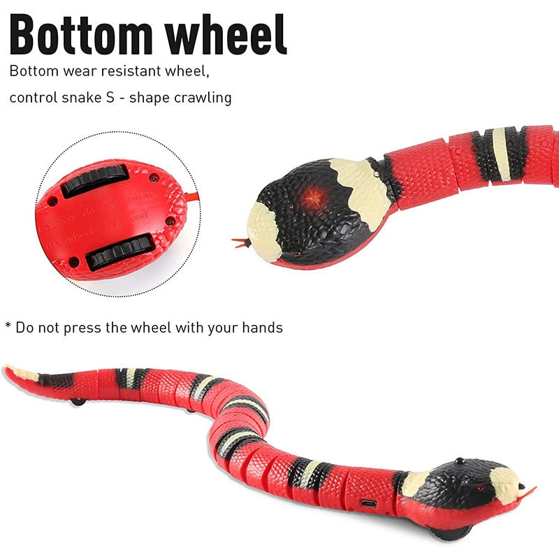 Smart Sensing Snake interactive Rechargeable Cat ToyJust like you, your cat can suffer from mental health issues like depression and anxiety. This can cause their health to deteriorate to an alarmingly low level and uSmart Sensing Snake interactive Rechargeable Cat Toy