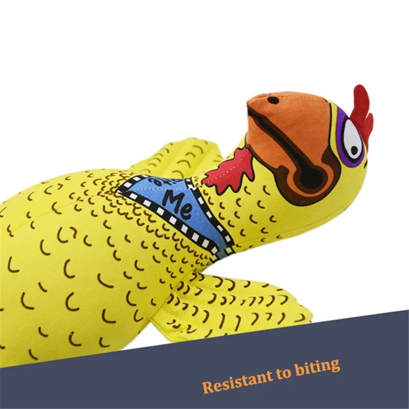 Quack-Quack Duck Dog ToyExperience endless fun and engagement for your furry friend with Quack-Quack Duck Dog Toy. Made with durable materials and featuring an interactive squeaker, this toQuack-Quack Duck Dog Toy