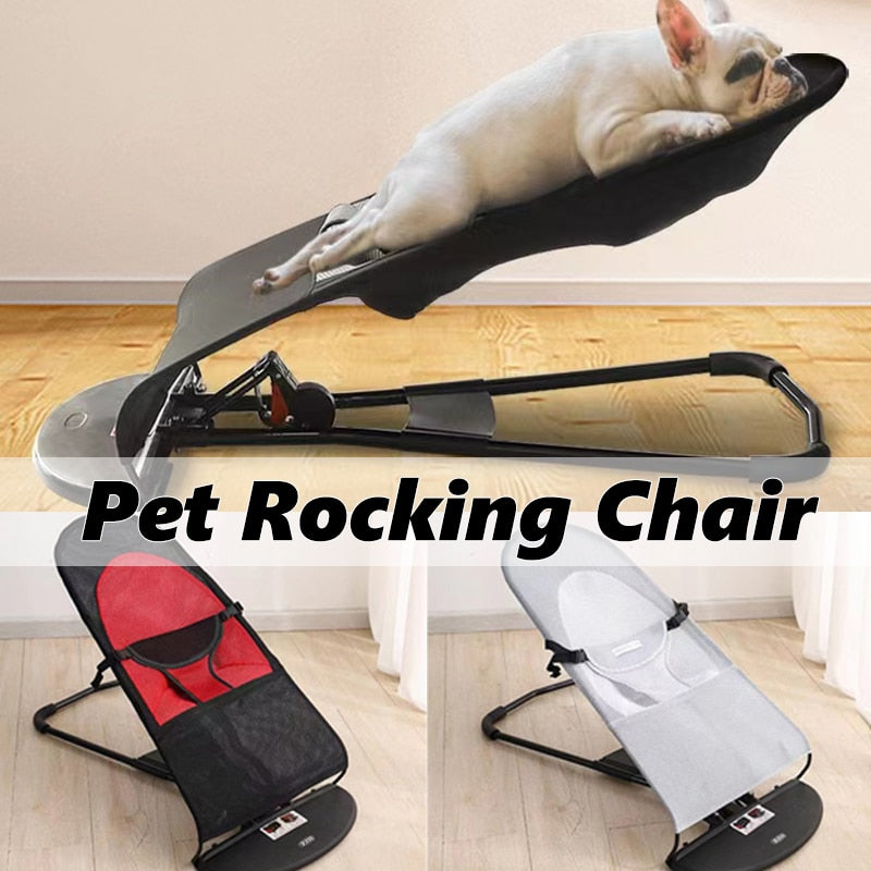 Pup Rocking Bed ChairOur portable pup rocking chair is 100% brand new, and made with high-quality materials to give your pup a better user experience. Many dogs love to sleep in small spPup Rocking Bed Chair