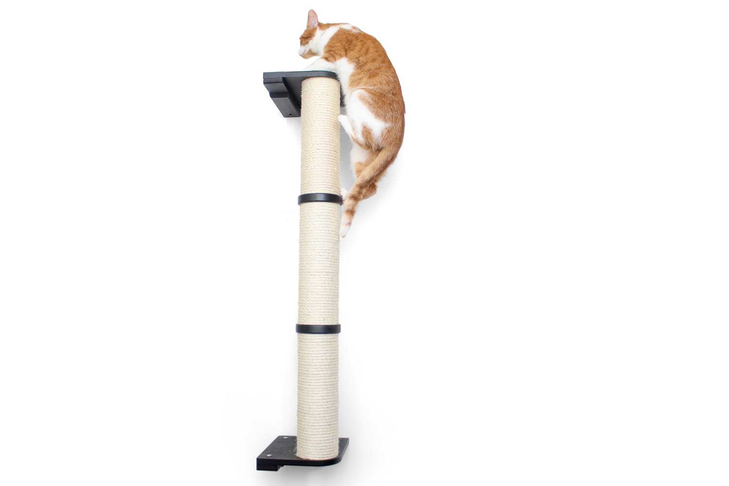 Wall Mounted Cat Climbing Pole - Sisal by Catastrophic Creations