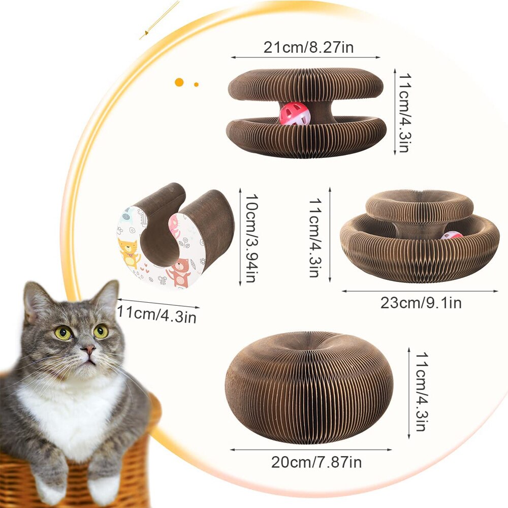 Interactive Self-Rolling Ball Cat ToySPECIFICATIONSType: CatsType: catsToys Type: BallsSupport: Dropshipping,wholesaleSpecifications: 24cmx24cmx10cmOrigin: Mainland ChinaName: Magic organ cat scratch bo-Rolling Ball Cat Toy