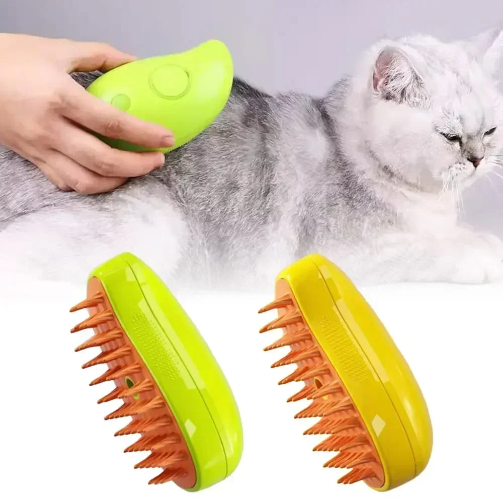 Steamy Pet BrushIntroducing the Steamy Pet Brush, the ultimate grooming tool for your furry friends. With its innovative steam technology, this brush provides a deep and thorough clSteamy Pet Brush