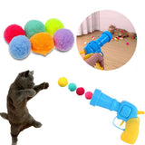 Cat Plush Silent Ball Gun Interactive ToyCats need some excitement in their lives to ensure their physical and mental health. Playing with cats can help them consume their energy, and on the other hand, it 0Cat Plush Silent Ball Gun Interactive Toy