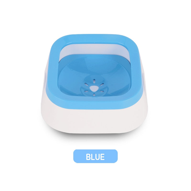 Anti Splash Pet BowlNON SPILL DESIGN Our pet bowl is designed with an arc floating plate and paw-shaped outlet, pet drinks water by licking the outlet slightly. Floating disk is reinforAnti Splash Pet Bowl