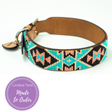 Santorini Sambboho dog collar (made to order)