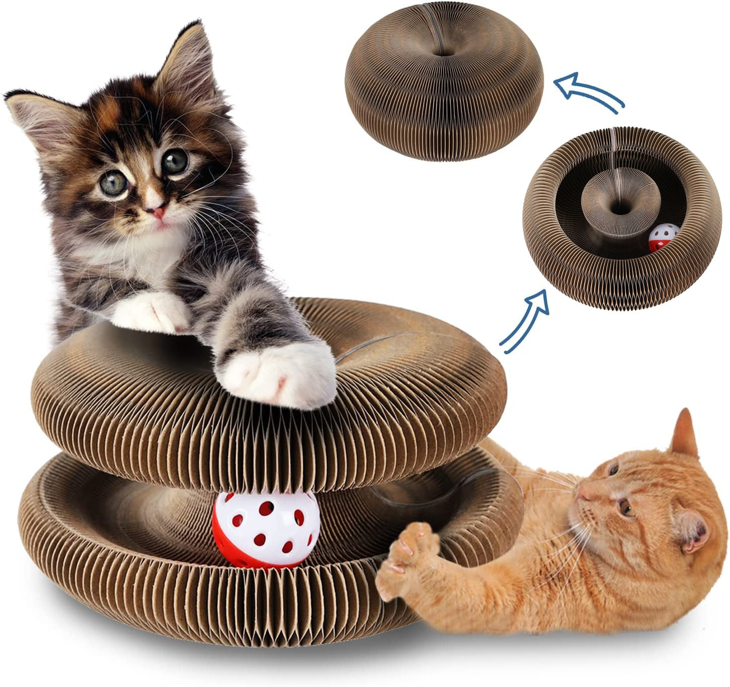 Interactive Self-Rolling Ball Cat ToySPECIFICATIONSType: CatsType: catsToys Type: BallsSupport: Dropshipping,wholesaleSpecifications: 24cmx24cmx10cmOrigin: Mainland ChinaName: Magic organ cat scratch bo-Rolling Ball Cat Toy