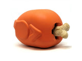 Roasted Turkey Rubber Treat Dispenser | USA Made | SodaPup