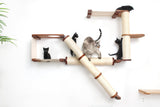 The Crossroads - Cat Wall Scratcher - Tree with Ramp by Catastrophic Creations