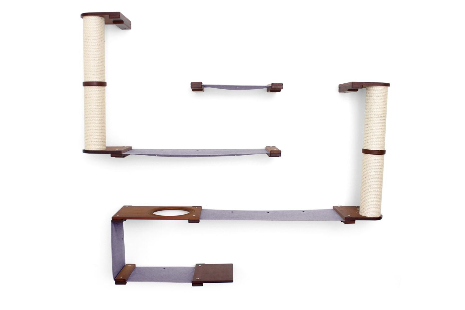 The Roman - A Wall Mounted Cat Scratcher Tree by Catastrophic Creations