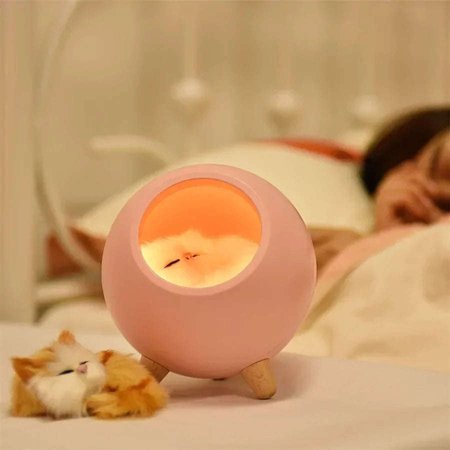 LED Cat LightFeatures:
This product is a smart pet lantern for LED smart charging.
The night light is simple and elegant, and it can decorate the home environment and the night lLED Cat Light