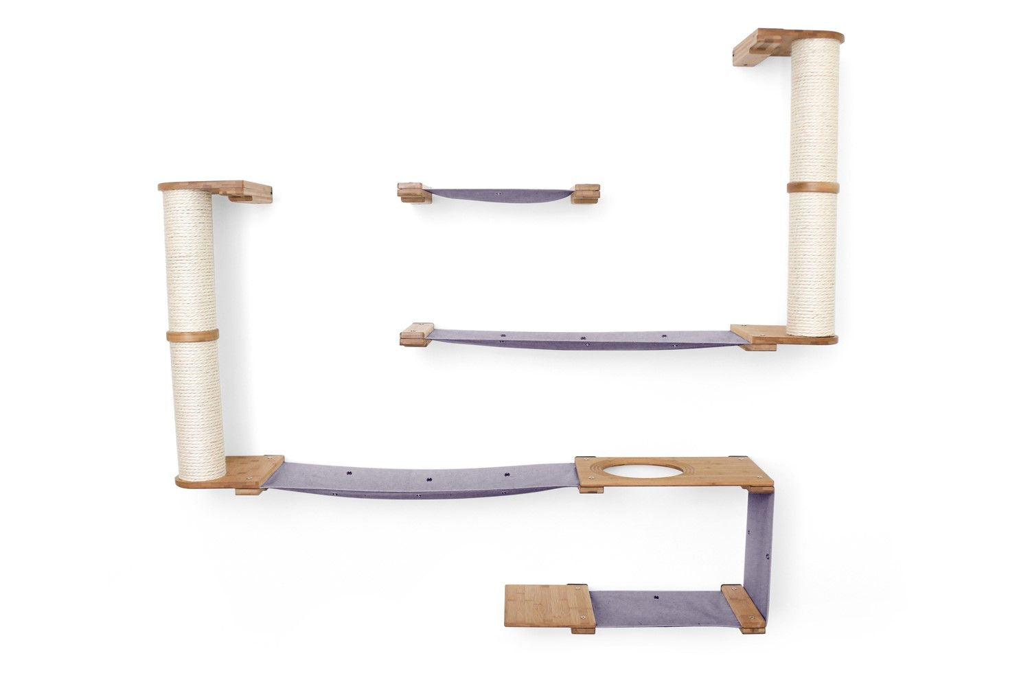 The Roman - A Wall Mounted Cat Scratcher Tree by Catastrophic Creations