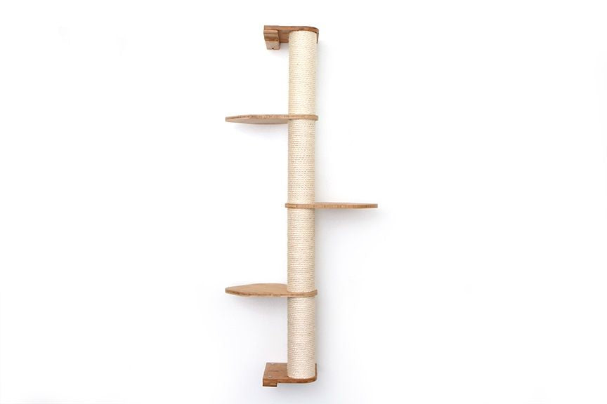 Wall Mounted Cat Climbing Pole - Sisal by Catastrophic Creations