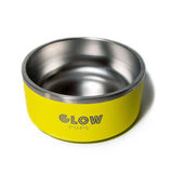 Sunshine Yellow Stainless Steel Dog Bowl