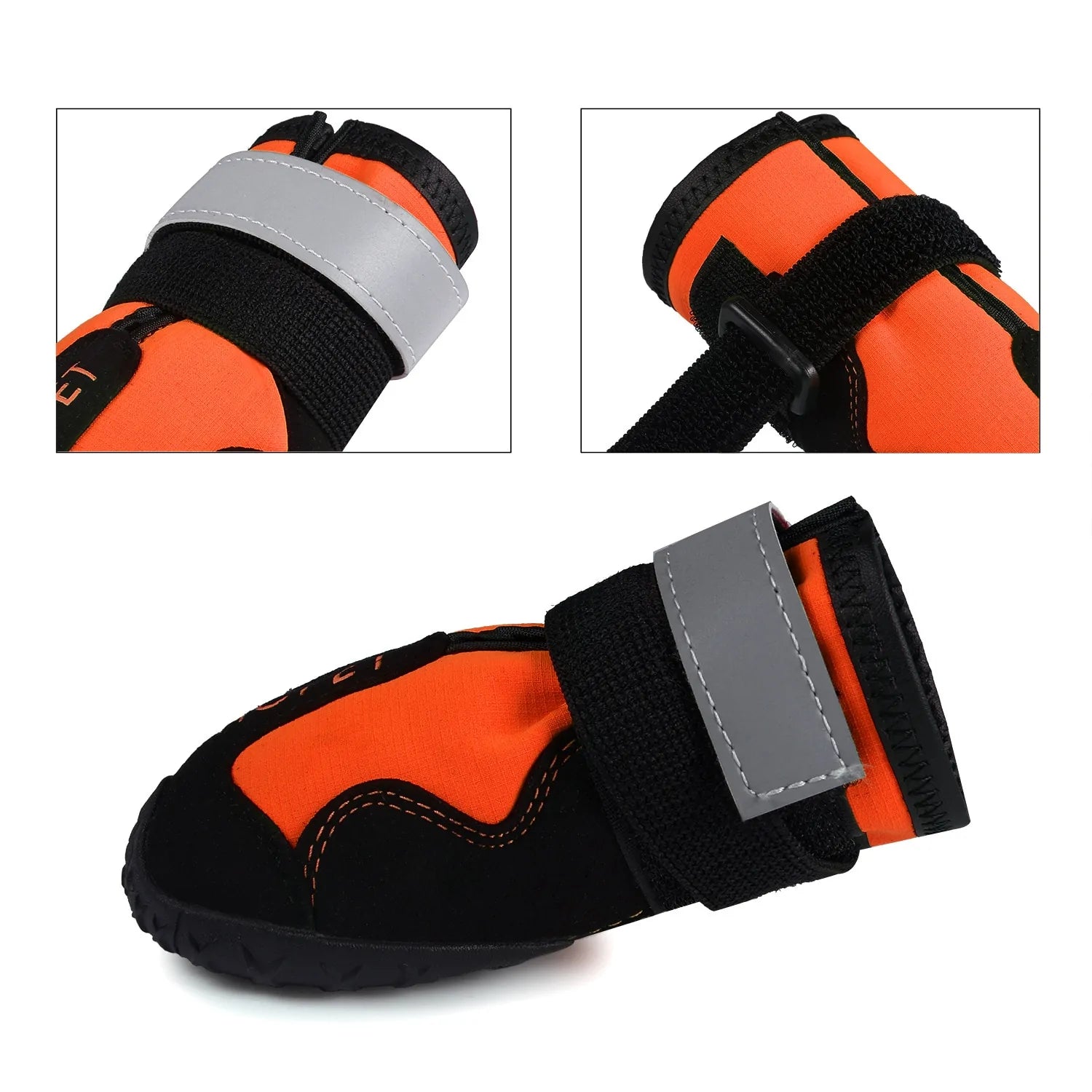 Waterproof Reflective Dog BootsSpecifications:
Type: Dog BootsMaterial: 100% CottonWaterproof Reflective Dog Boots