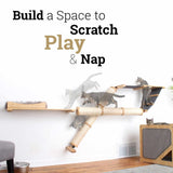 The Plateau - Horizontal Cat Scratcher Bed Set by Catastrophic Creations