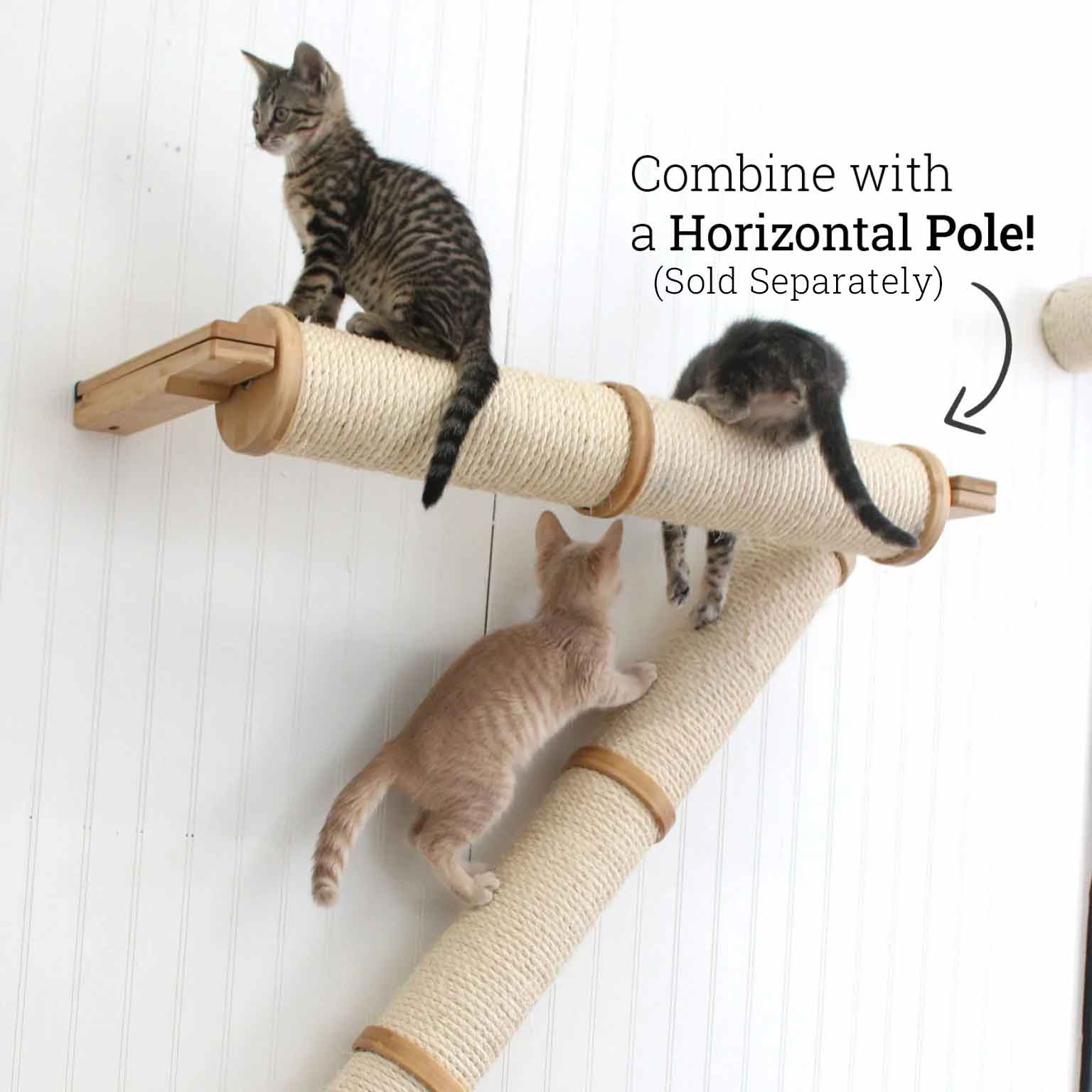 Slanted Cat Scratcher for Wall by Catastrophic Creations