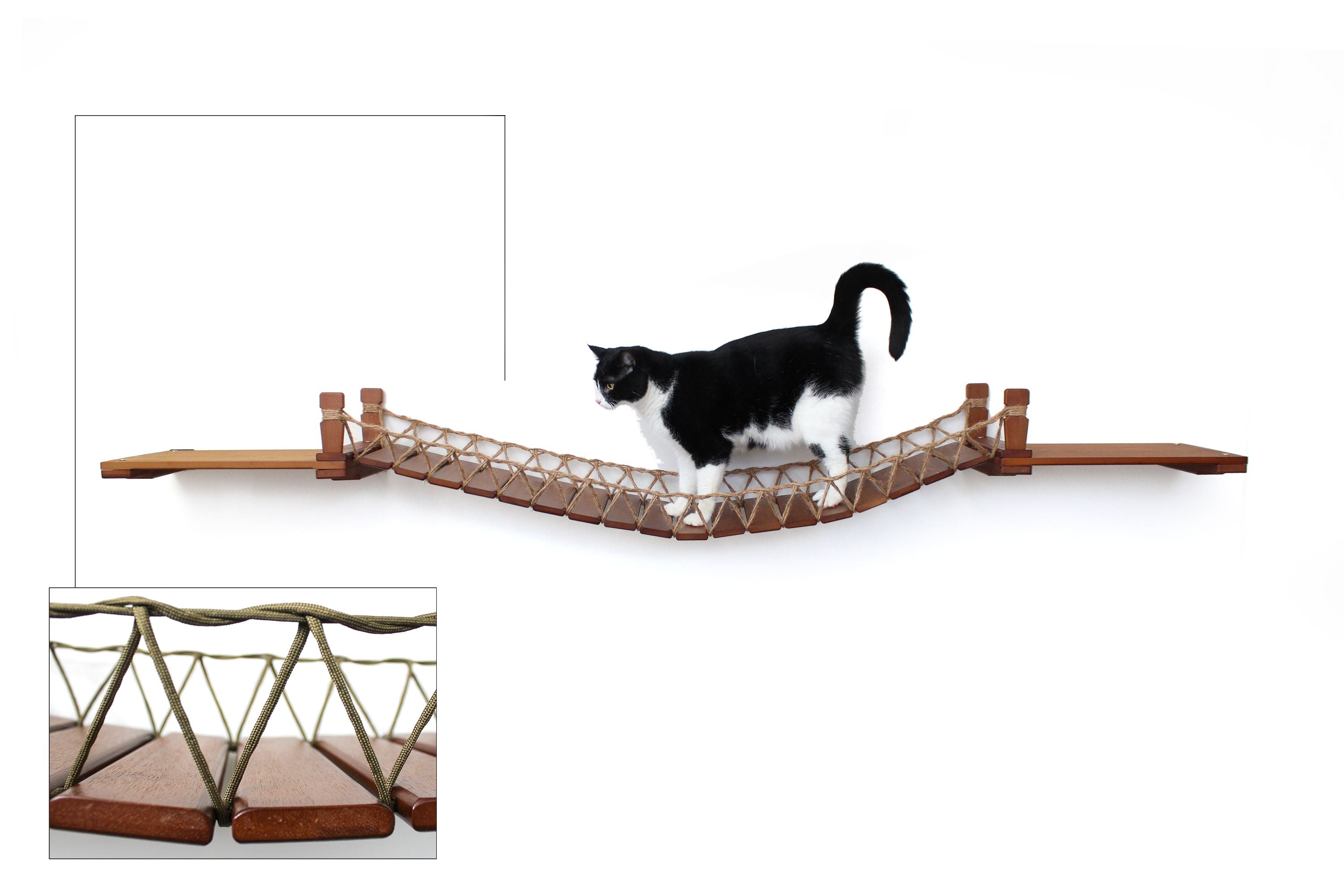 Cat Wall Bridge and Shelf Set by Catastrophic Creations