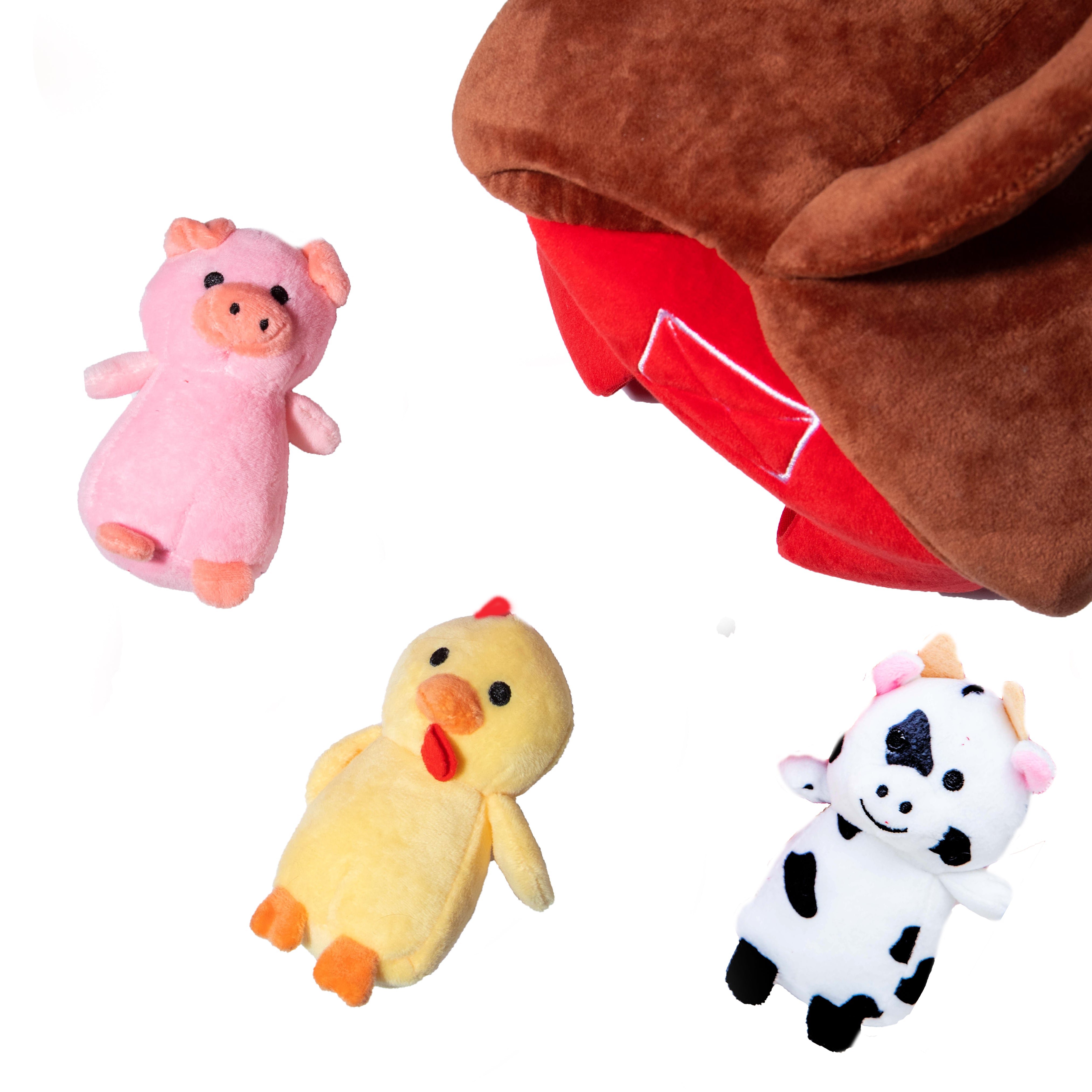 Hide & Seek Barnyard Adventure Dog Toy