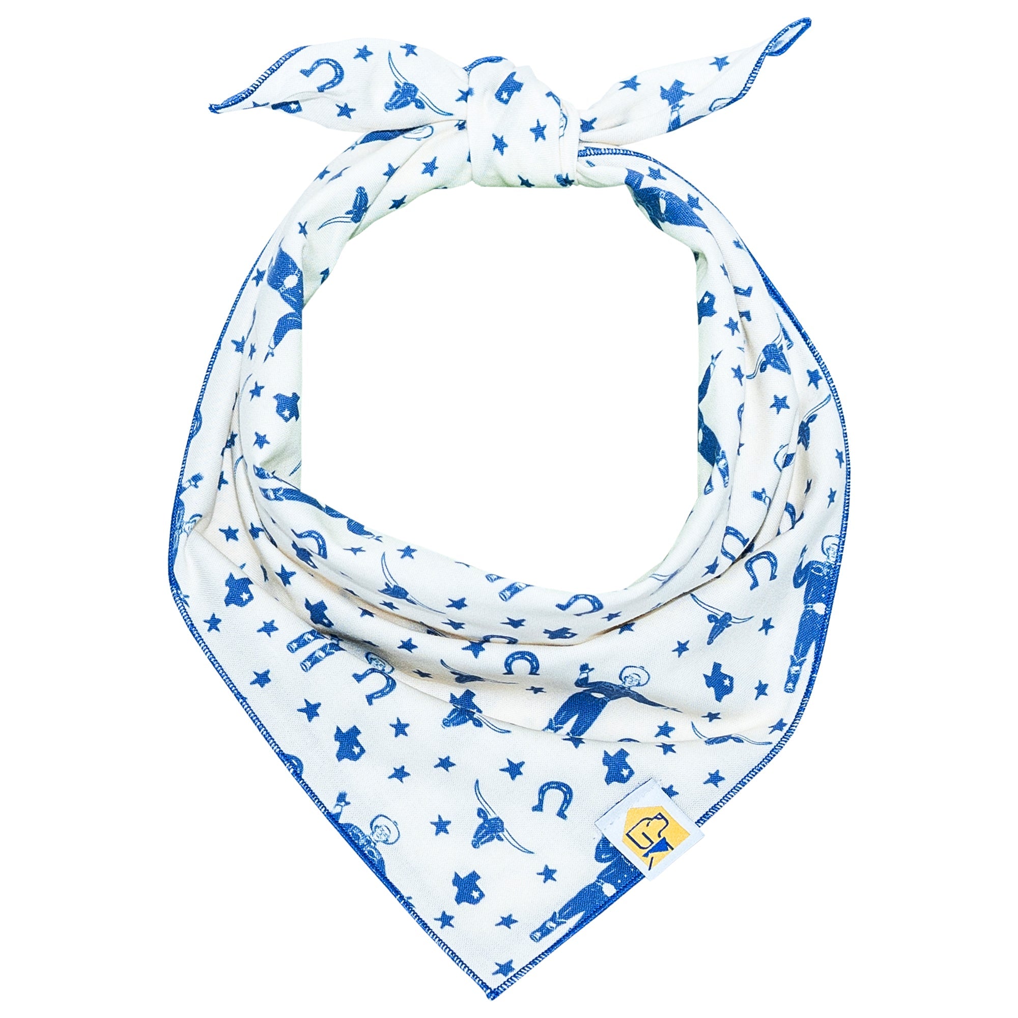 Big Tex Dog Bandana in Blue x Studio Orch Collaboration Collection