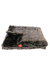 Blanket, Powder Puff-Black/white