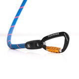 Customizable Boulder Hybrid Rope Dog Leash | Swiveling Carabiner | Tuenne