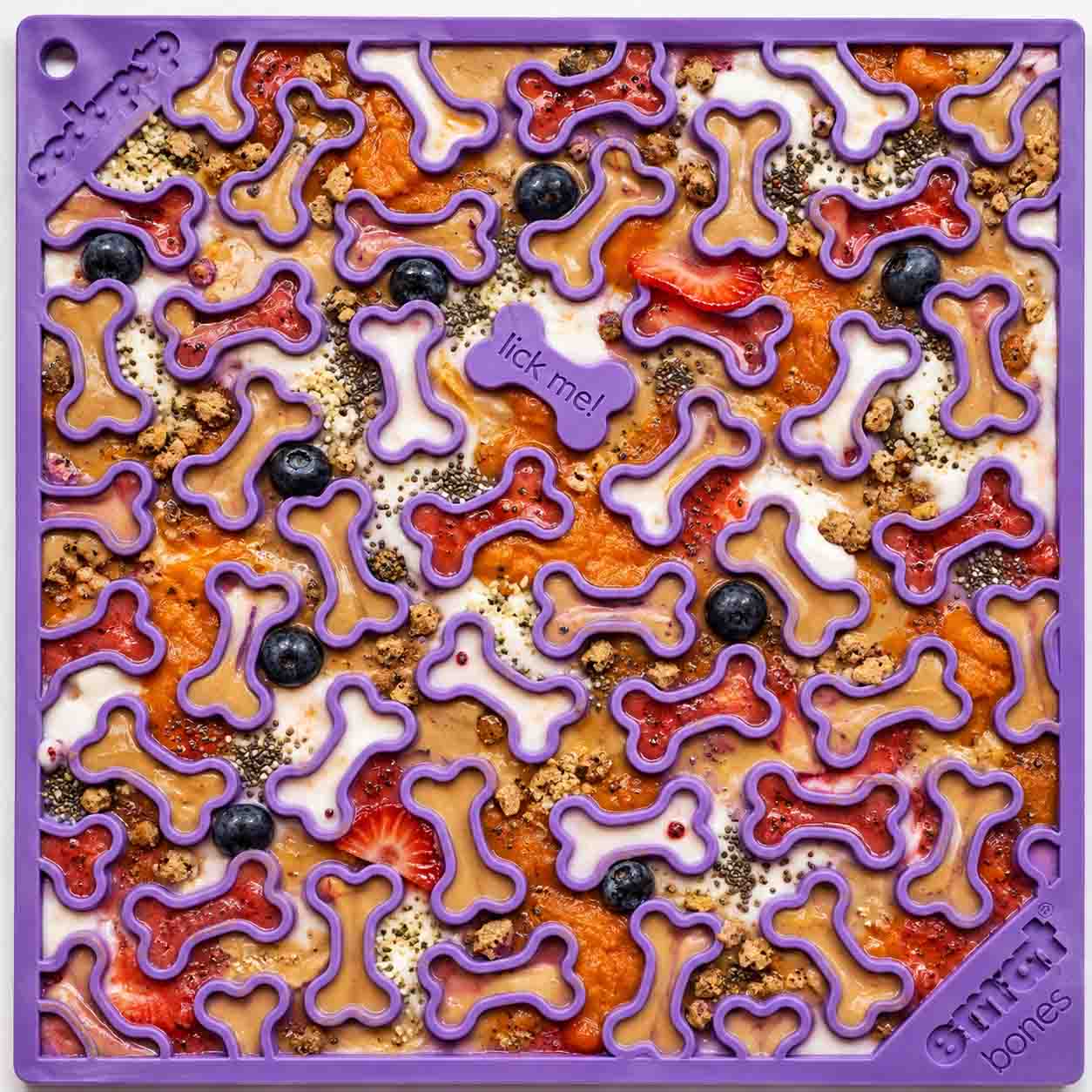 Bones Dog Lick Mat — Halloween Enrichment by SodaPup
