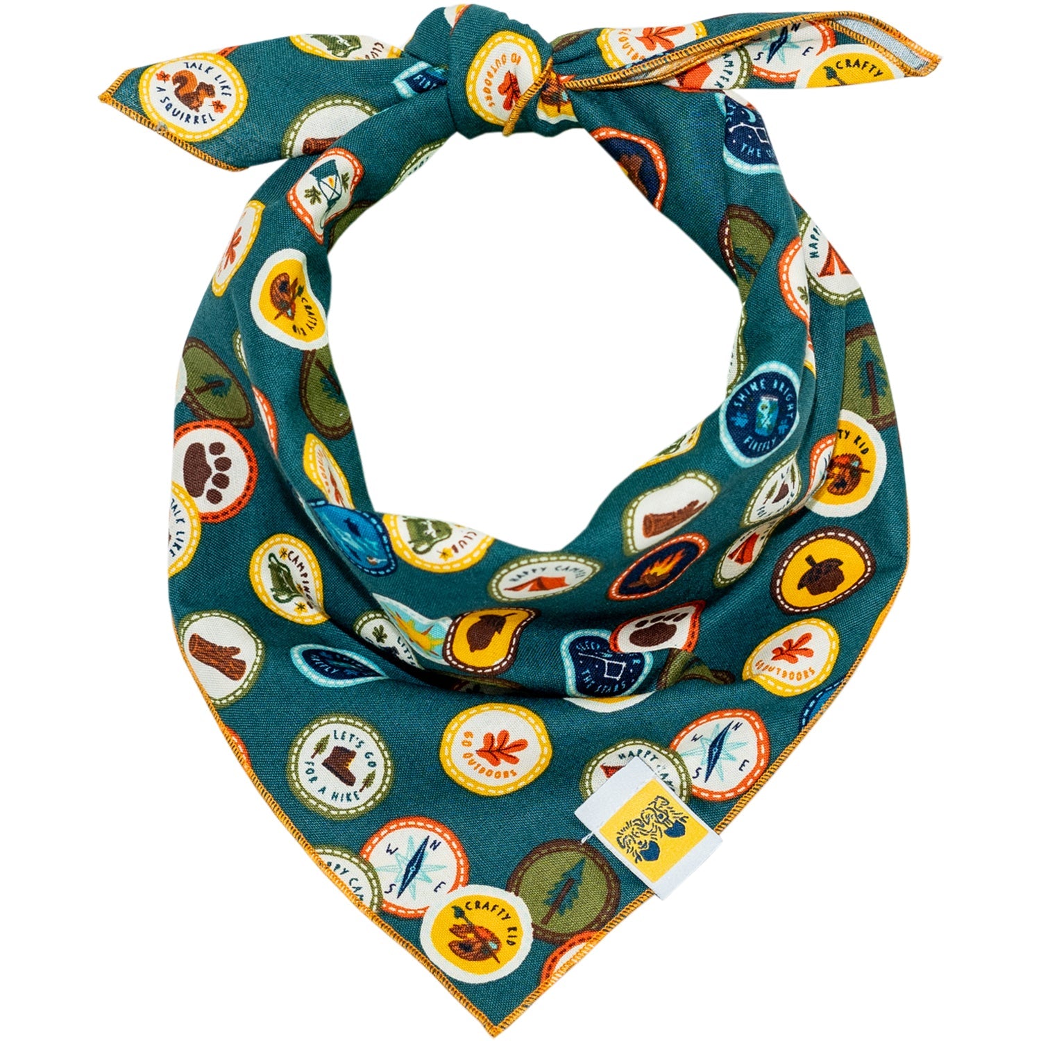 Let's Go Camping Dog Bandana