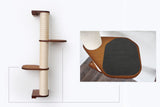Wall Mounted Cat Climbing Pole - Sisal by Catastrophic Creations