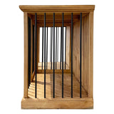 Traditional Dog Wood Kennel in Medium Wax