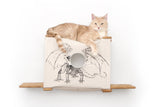 Cat Cubby for Wall - Covered Cat Bed by Catastrophic Creations