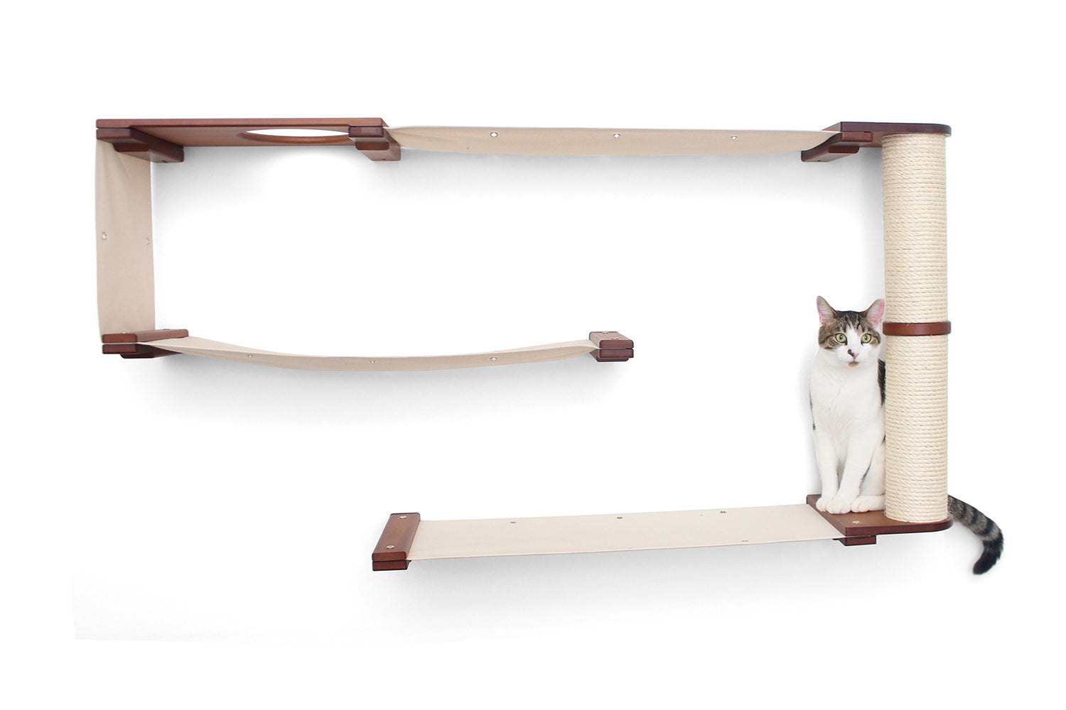 Cat Maze Wall - 3 Tier Cat Tree by Catastrophic Creations