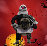 Halloween Clown Carrying-Pet Illusion Costume