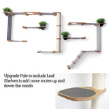 The Gardens - Modern Cat Tree with Plants by Catastrophic Creations