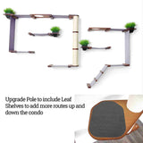 The Gardens - Modern Cat Tree with Plants by Catastrophic Creations