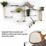The Gardens - Modern Cat Tree with Plants by Catastrophic Creations