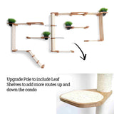 The Gardens - Modern Cat Tree with Plants by Catastrophic Creations