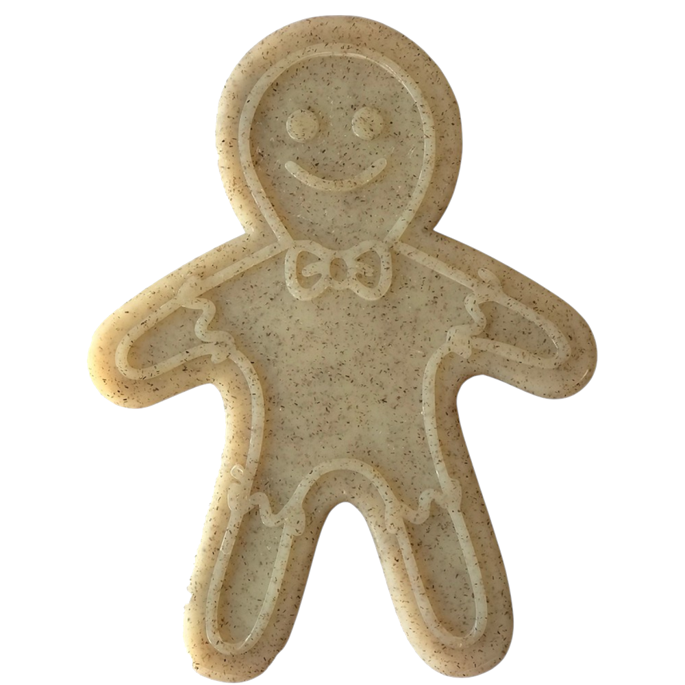 Gingerbread Man Nylon Dog Chew Toy | USA Made | SodaPup