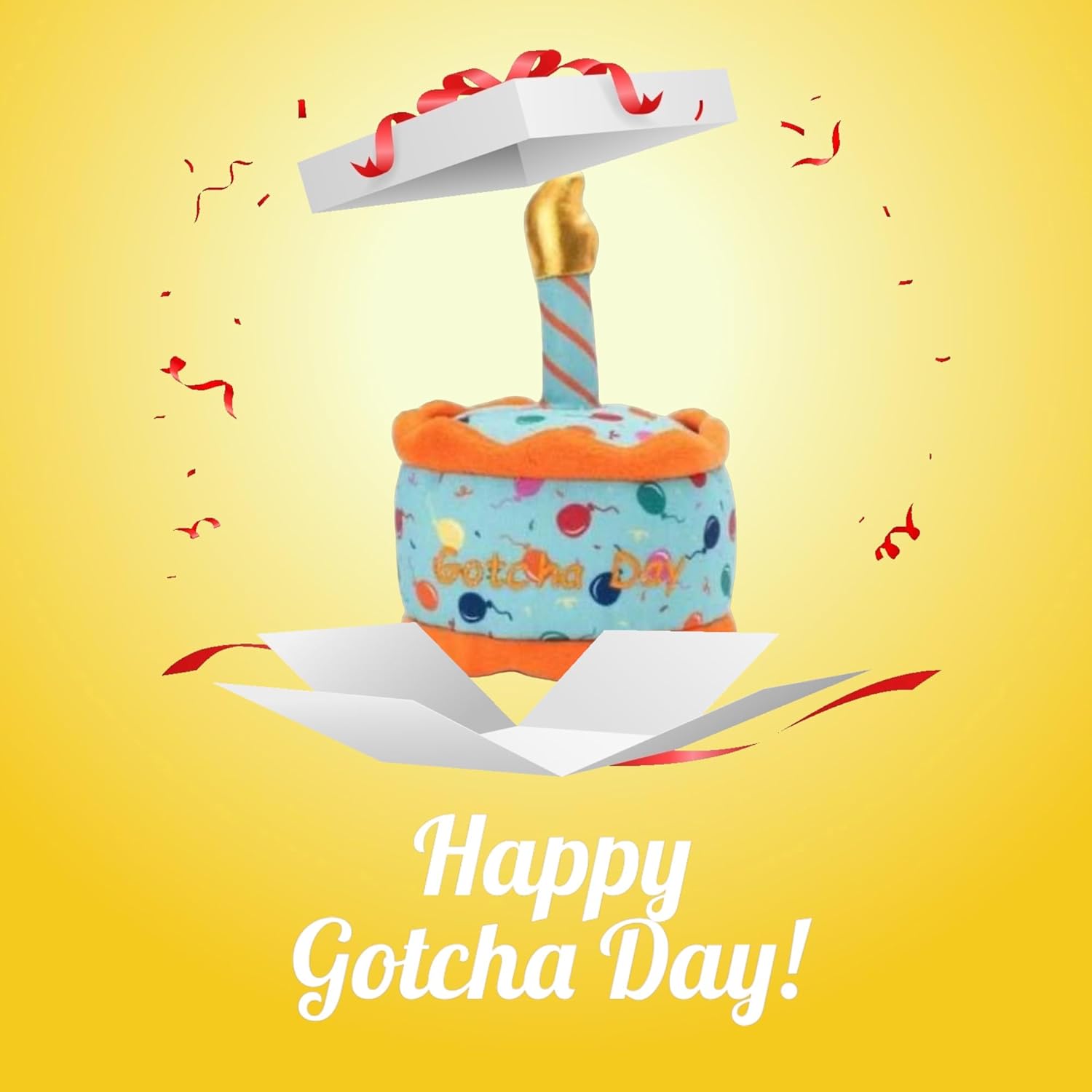 Pawsome Gotcha Day Dog Toy
