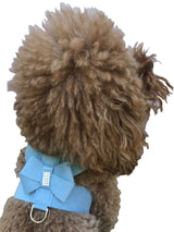 Hollywood Bow Dog Harness, Blue Horizon