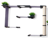 The Gardens - Modern Cat Tree with Plants by Catastrophic Creations