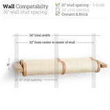 Horizontal Scratching Post for Cats by Catastrophic Creations