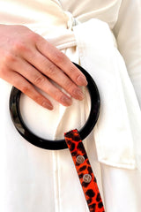Susan Leash in Red Leopard