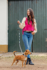 White and Blue Polo Dog Collar