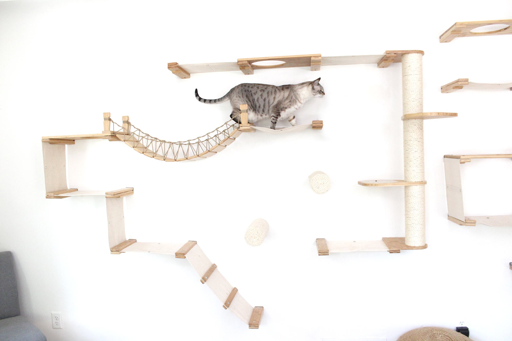The Juggernaut - Indoor Cat Playground for Wall by Catastrophic Creations