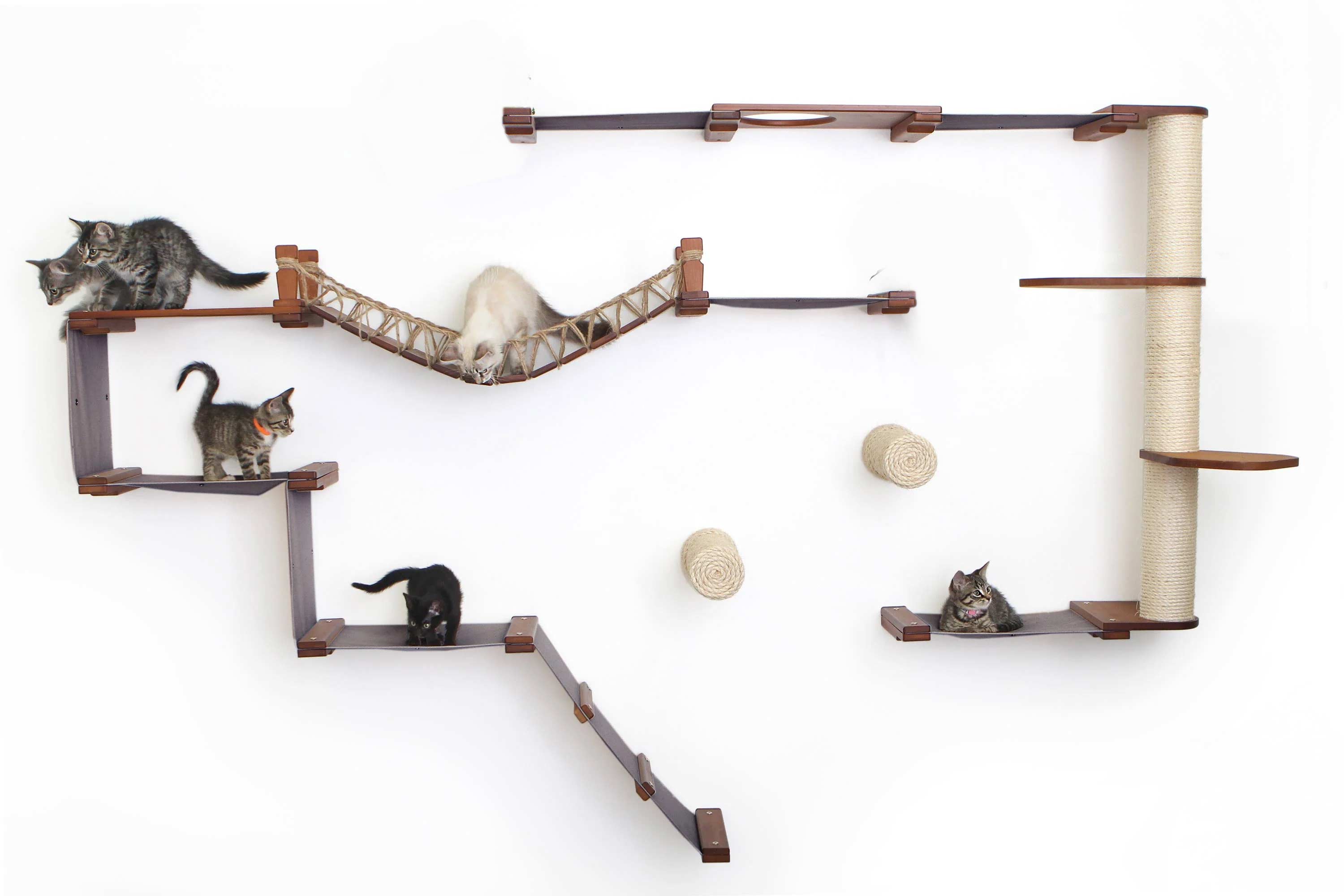 The Juggernaut - Indoor Cat Playground for Wall by Catastrophic Creations