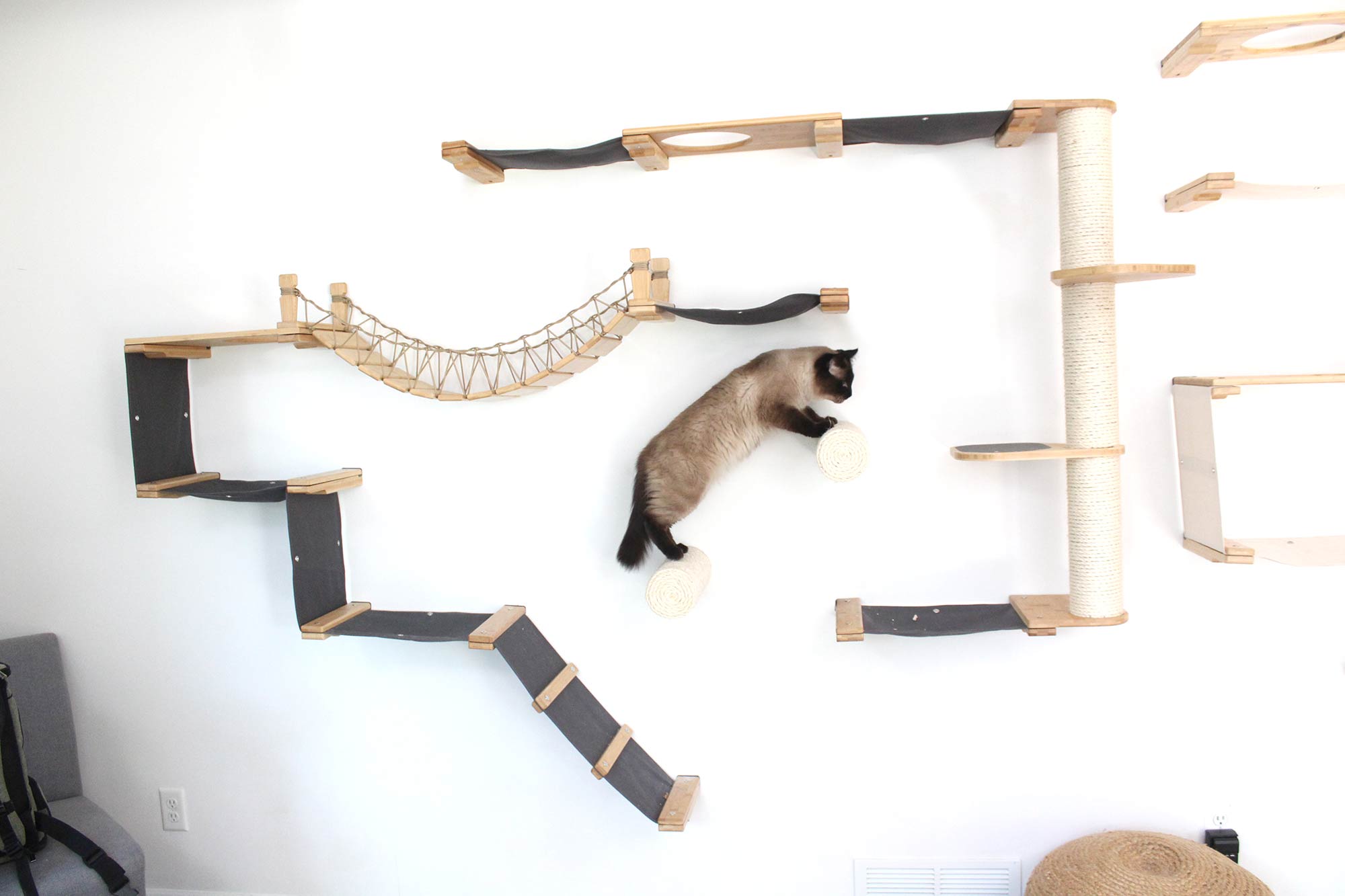 The Juggernaut - Indoor Cat Playground for Wall by Catastrophic Creations