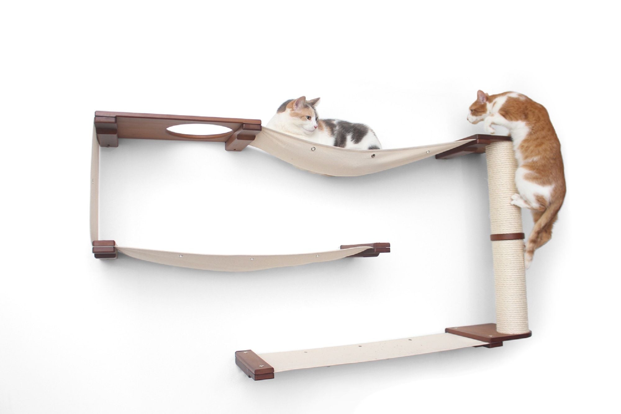 Cat Maze Wall - 3 Tier Cat Tree by Catastrophic Creations